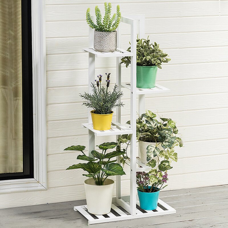 Arlmont & Co. Eli Rectangular Multi-Tiered Plant Stand & Reviews | Wayfair